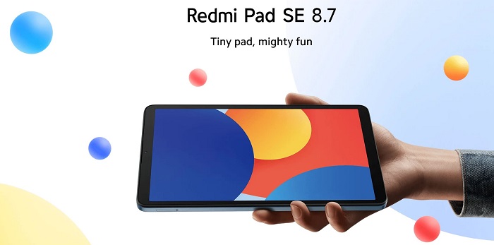 Xiaomi Redmi Pad SE 8.7 má kompaktní a lehký design 