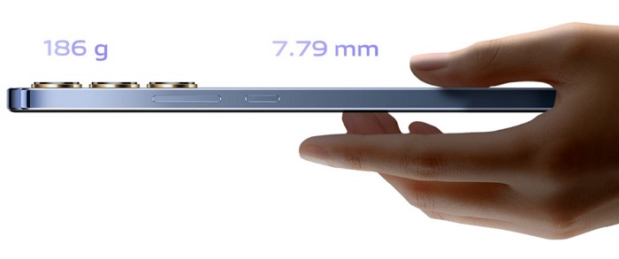 VIVO V40 SE 4G má prémiový design a pyšní se ekologickými materiály