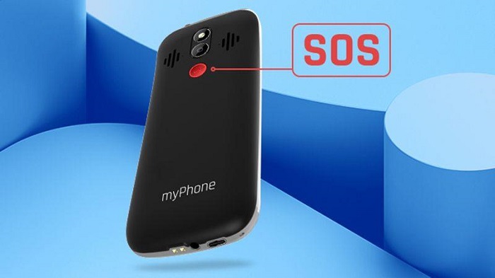 myPhone Halo 4 LTE Senior má praktické SOS tlačítko