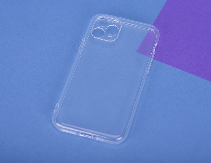 Silikonove transparentni pouzdro pro Apple iPhone 14 PLUS design