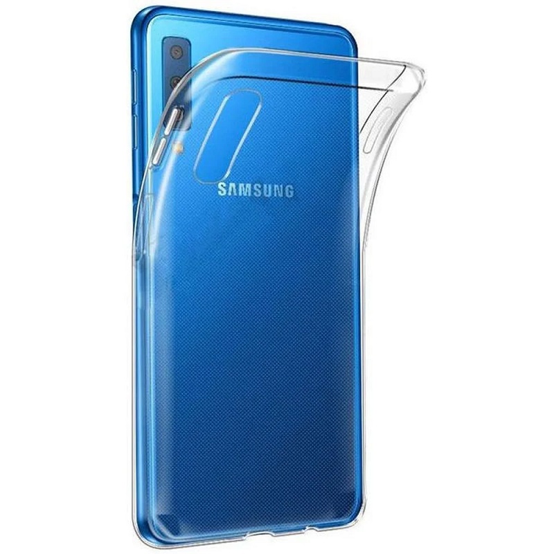 Pouzdro Smarty ultratenké TPU 0,3mm Samsung Galaxy A7 2018 čiré