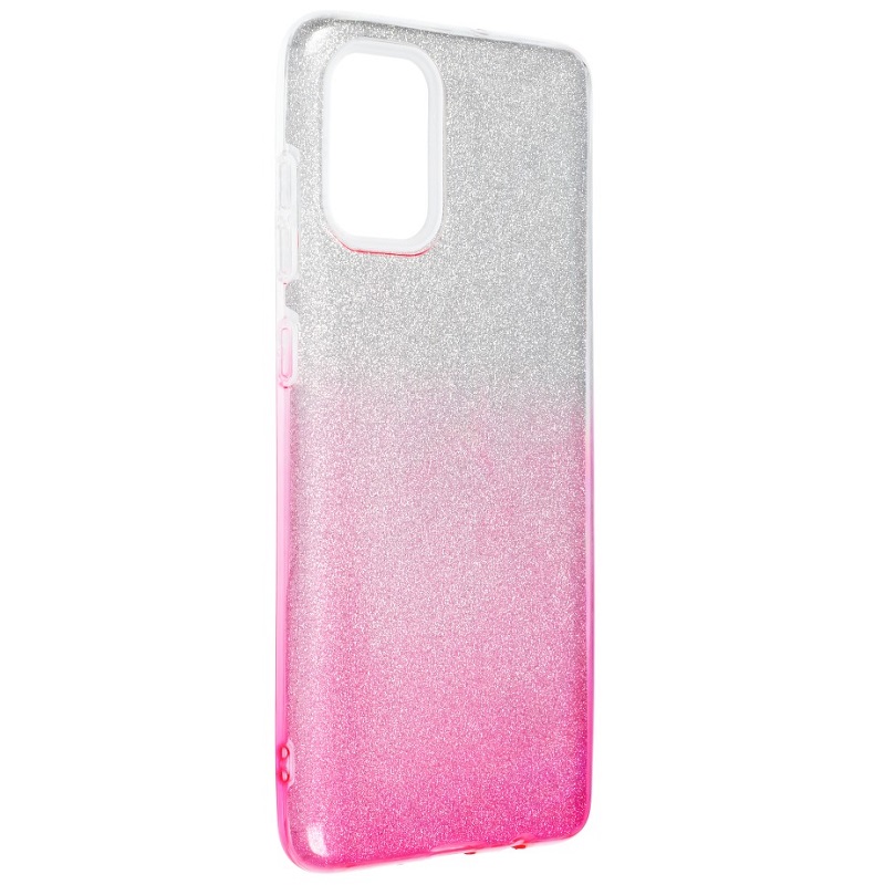 Pouzdro Forcell Shining Samsung Galaxy A71 růžové