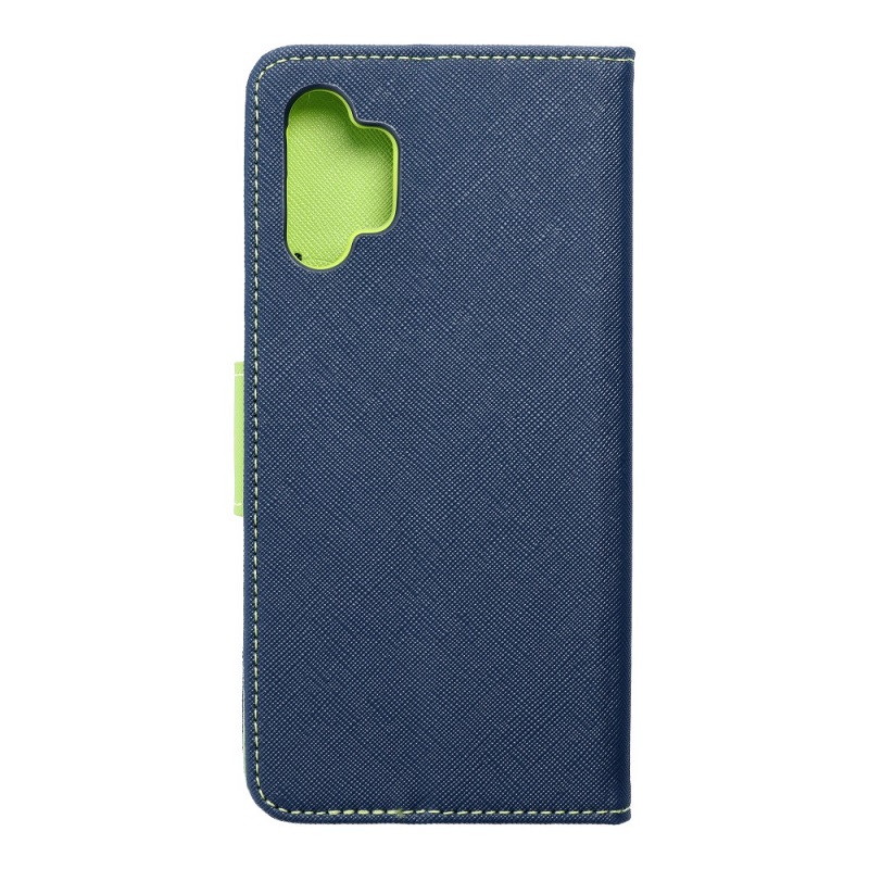 Pouzdro FANCY Diary Samsung A326B Galaxy A32 5G barva modré/limetka