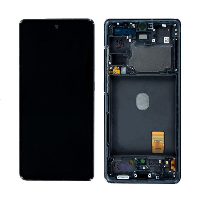 LCD display Samsung G780 Galaxy S20 FE, G781 S20 FE 5G + dotyk. folie Original Navy modrý