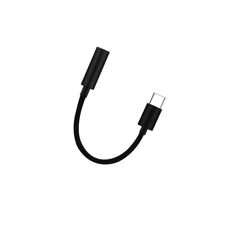 Mobilnet redukce USB-C/3,5 mm jack černá