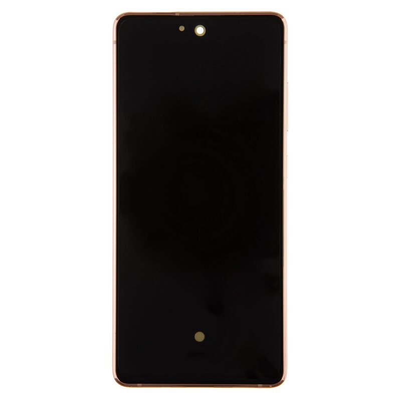 LCD display Samsung G781 5G Galaxy S20 FE + dotyk + přední kryt Cloud Orange (Service Pack) Original