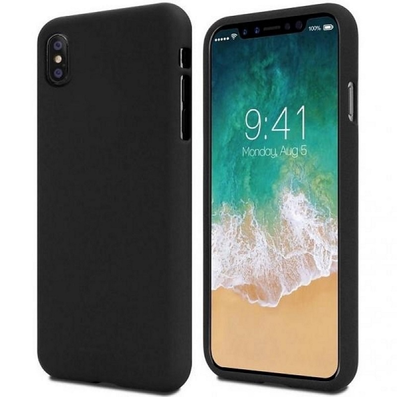 Pouzdro Jelly Case Apple iPhone 15 silikon černé