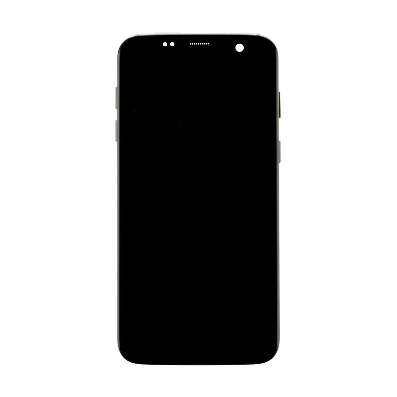 LCD display Samsung G935 Galaxy S7 Edge + dotyk + přední kryt černý