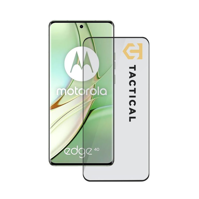 Screen Glass Motorola Edge 40 5D Full Glue Tactical Shield černé 1033305