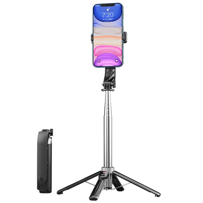 Držák Monopod Selfie XO SS11 Tripod stativ, Bluetooth 5.2 ovladač, 100cm černý