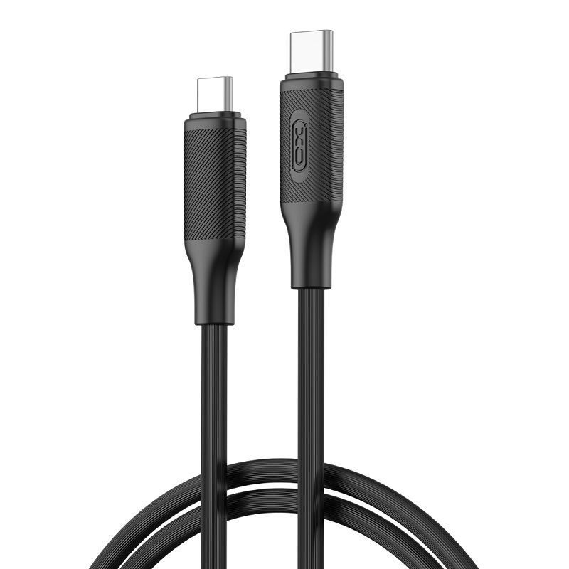 USB datový kabel USB-C to USB-C XO NB-Q265B 60W 1m 3A černý