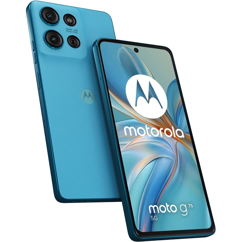 Motorola Moto G75 5G 8GB + 256GB 3 roky pojištění + 3 roky záruka Aqua Blue