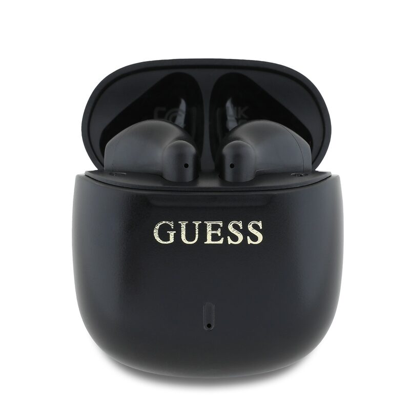 Sluchátka Bluetooth Guess Printed Classic Logo TWS IPX4 BT 5.3 Black