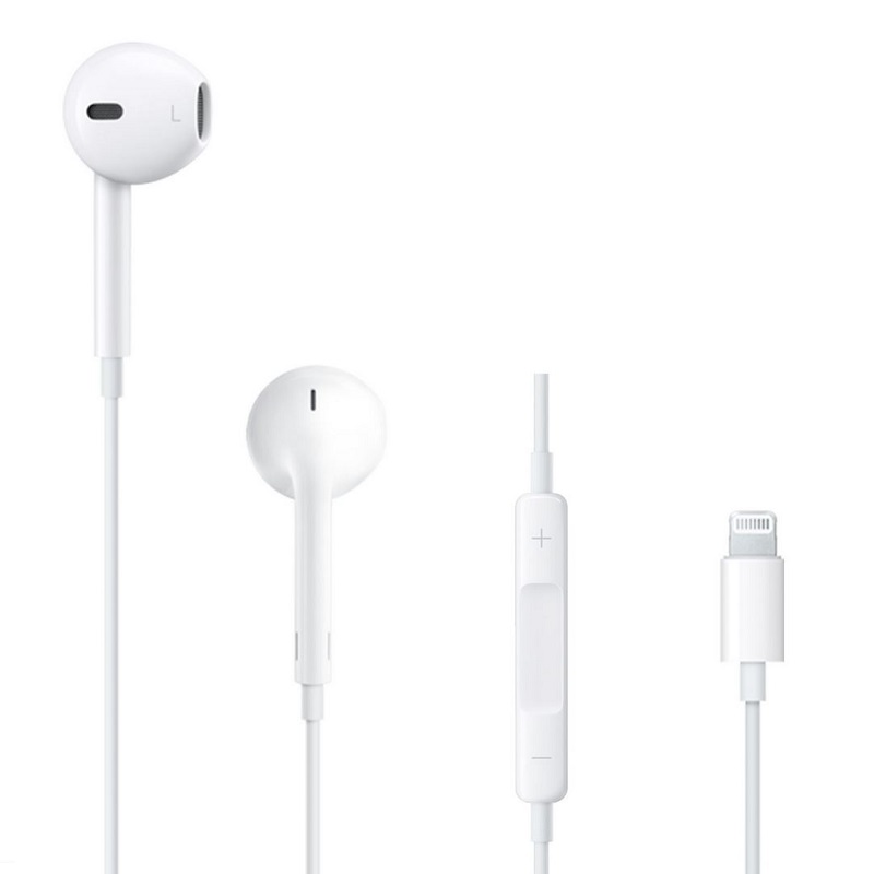 Sluchátka Apple MWTY3ZM/A EarPods Lightning Audio Stereo HF White (OOB Bulk)